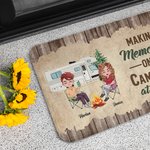 Personlig Making Memories One Campsite at a Time Dörrmatta Alla hjärtans dag Födelsedagspresent för par