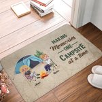 Personalised Making Memories One Campsite at a Time Door Mat Gift for Camping Couples