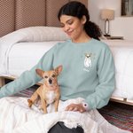 Sweatshirt Personnalisé avec 1-4 Noms et Chiens de Fantômes My Dog Is My Boo Cadeau Halloween Vacances pour Amoureux de Chien