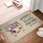 Henkilökohtainen Yhdessä RV Camping Ovimatto Vuosipäivä Syntymäpäivälahja pariskunnalle