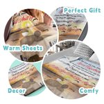 Personalized When We Get to The End of Our Lives Together Blanket Wedding Anniversary Gift