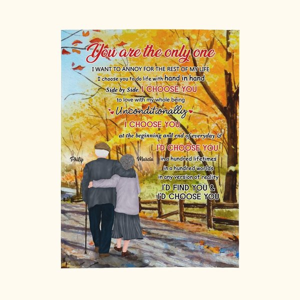 Personalizada You Are The Only One I Want To Annoy For The Rest Of My Life Manta Regalo de Esposo Sherpa de Franela