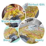 Personalised When We Get to The End of Our Lives Together Blanket  Husband's Gift Flannel Sherpa