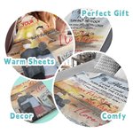 Gepersonaliseerde I Wish I Could Turn Back The Clock Deken Vrouwelijk cadeau Echtgenoot cadeau