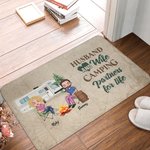 Personalised Husband And Wife Camping Partners for Life Door Mat Valentine's Day Gift