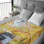 Personalised When We Get to The End of Our Lives Together Blanket  Husband's Gift Flannel Sherpa