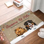 Alfombrilla de puerta para mascotas personalizada The Owners Are Shady As Hell Too Funny Birthday Christmas Gift for Dog Cat Pet Lovers