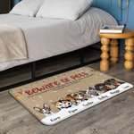 Henkilökohtainen varo lemmikkieläimiä hauska Pet Door Mat syntymäpäivä joululahja koiralle kissa lemmikkieläinten ystäville