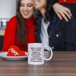 Taza de cerámica personalizada con frases divertidas para novias Regalo de Navidad para novias Mujeres