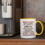 Taza de cerámica personalizada con frases divertidas para novias Regalo de Navidad para novias Mujeres