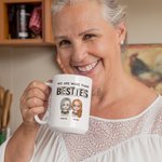 Personalized We Are More Than Besties Funny Besties Quotes Ceramic Mug BFF Gifts for Women