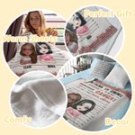 Personalisierte Partners in Crime Best Friend Fleece-Decke Sherpa Decke Lustige Geschenke für Frauen Best Friend