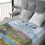 Gepersonaliseerde I Wish I Could Turn Back The Clock Deken Vrouw Cadeau Huwelijksverjaardag Cadeau