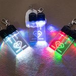 Personalized Pair of LED Gamer Couple Keychain Romantic Keyring Set Christmas Anniversary Gift for Gamer Couple Friend