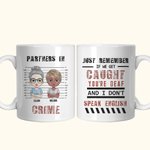Personalisierte Partner In Crime Just Remember Keramik Becher beste Freunde lustig Freundschaft Geschenk für Besties