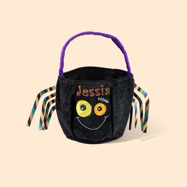 Benutzerdefinierte Halloween Spinne Süßigkeiten Taschen Trick oder behandeln Eimer Taschen
