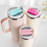 Impresión 3D personalizada Vaso placa de identificación para 20oz a 40oz Stanley Vaso de regalo para ella