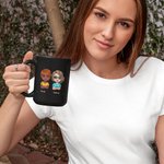 Tasse en céramique noire personnalisée We're Not Sugar & Spice And Everything Nice Best Friends Gift for Sisters (Nous ne sommes pas le sucre et les é