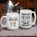 Personalized We Are More Than Besties Ceramic Mug Friendship Christmas Gift for Women