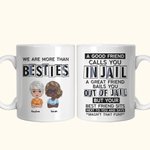 Personalised We Are More Than Besties Ceramic Mug BFF Birthday Gifts for Women