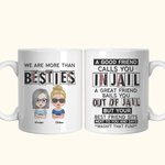 Personalized We Are More Than Besties Ceramic Mug Friendship Christmas Gift for Women