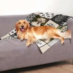 Couverture avec Photos et Nom Personnalisés pour Chien et Chat Cadeau de Noël pour les Amoureux des Animaux de Compagnie