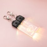 Personalized Pair of LED Gamer Couple Keychain Romantic Keyring Set Christmas Anniversary Gift for Gamer Couple Friend
