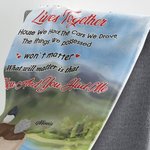 Personalized When We Get To The End Of Our Lives Together Fleece Sherpa Blanket Wedding Anniversary Gift for Couple