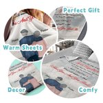 Personalized When We Get To The End Of Our Lives Together Flannel Sherpa Blanket Husband's Gift Wedding Anniversary Decoration