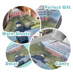 Gepersonaliseerde No Matter How Old We Get Never Stop Holding Hands Deken Vrouw Cadeau Flanel Sherpa Huwelijksverjaardag