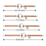 Personalized Equestrian Horsebit Leather Magnetic Bracelet with Name Horse Lovers Jewelry Birthday Mother's Day Gift for Woman Girl