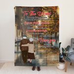 Personalisierte Für die Welt können Sie eine Person sein, aber für mich sind Sie die Welt Decke Hochzeitstag Geschenk Sherpa Flanell