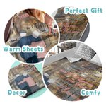 Gepersonaliseerde I Wish I Could Turn Back The Clock Flannel Sherpa Deken Huwelijksverjaardag