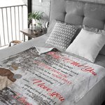 Gepersonaliseerde De Dag Dat Ik Je Ontmoette Ik Heb Degene Gevonden Van Wie Mijn Ziel Houdt Flanellen Sherpa Deken Vrouwelijk Geschenk