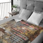 Personalised You Are The Only One I Want To Annoy For The Rest Of My Life Blanket Husband's Gift Travel Wedding Anniversary