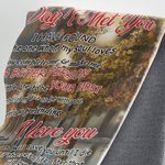 Gepersonaliseerde De Dag Dat Ik Je Ontmoette Ik Heb Degene Gevonden Van Wie Mijn Ziel Houdt Deken Huwelijksjubileum Cadeau Sherpa Flanel