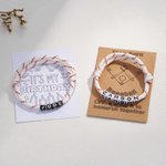Personalised Handmade Baseball Adjustable Bead Bracelet with Name Sport Theme Team Spirit Birthday Gift for Kids Teen