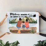 Personalizzato Fare divertimento Attività genitori-figli Ricordi Pittura senza cornice Decorazione murale Regalo per la famiglia