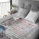 Gepersonaliseerde You Are The Only One I Want To Annoy For The Rest Of My Life Flannel Sherpa Blanket Travel Vrouw Cadeau