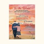 Voor de wereld ben je misschien maar één persoon, maar voor mij ben je de wereld Flanellen Sherpa deken Cadeau echtgenoot Huwelijksverjaardag cadeau