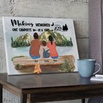 Personalizzato Fare divertimento Attività genitori-figli Ricordi Pittura senza cornice Decorazione murale Regalo per la famiglia