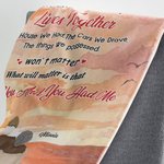 Couverture personnalisée When We Get To The End Of Our Lives Together Flannel Sherpa Wedding Anniversary Gift