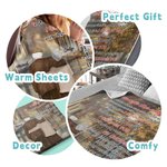 Personalised You Are The Only One I Want To Annoy For The Rest Of My Life Blanket Husband's Gift Travel Wedding Anniversary