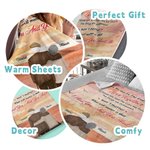 Couverture personnalisée When We Get To The End Of Our Lives Together Flannel Sherpa Wedding Anniversary Gift