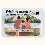 Personalizzato Fare divertimento Attività genitori-figli Ricordi Pittura senza cornice Decorazione murale Regalo per la famiglia