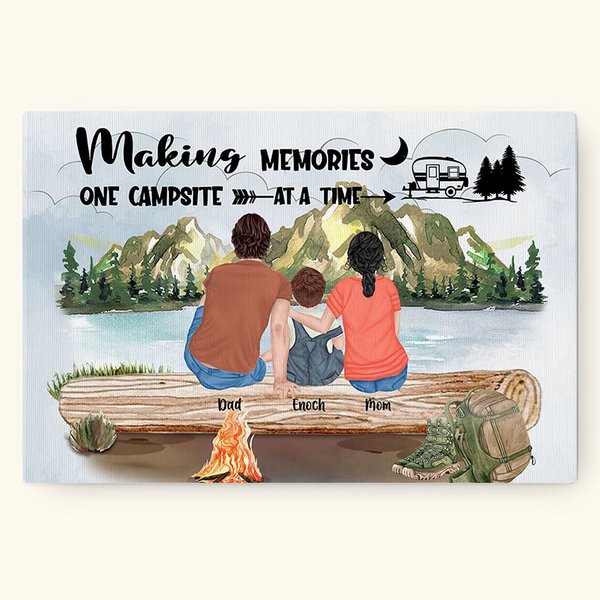 Décoration murale personnalisée sans cadre Making Fun Parent-Child Activities Memories Cadeau pour la famille