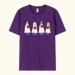 Personalised Cute Ghost Dog Funny Halloween T-shirt Halloween Gift for Pet Lover