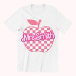 Chemise personnalisée à carreaux Apple Style Poupée Inspirational Teacher Shirt Life Teacher Sweatshirt Teacher Appreciation Gift