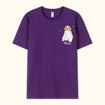 Personalised My Dog Is My Boo T-shirt Halloween Ghost Dog Shirt Spooky Season Short Sleeve Tee Halloween Party Favor Birthday Gift for Dog Lover
