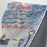 Personalized When We Get To The End Of Our Lives Together Flannel Sherpa Blanket Anniversary Gift for Couple
